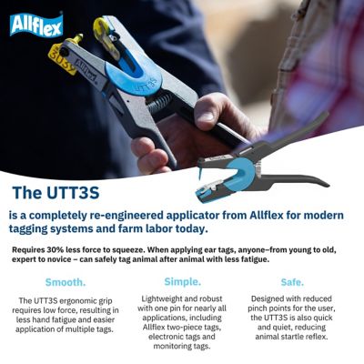 Image showing  Universal Total Tagger 3S (UTT3S) Two-Piece Ear Tag Applicator
