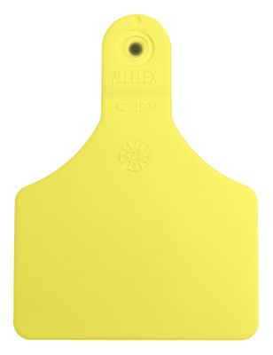 Allflex ATag Calf Blank Ear Tags Yellow, 25 pk.