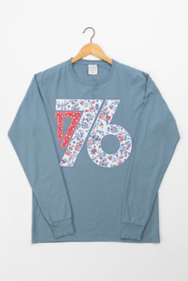 American Farm Company Patriotic Floral, 1776, Long Sleeve T-Shirt