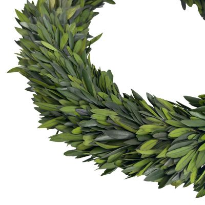 Image showing  20 in. Trinity Preserved Olive Leaf Wreath