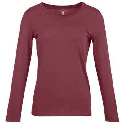 Blue Mountain Women's Scoop Neck Long-Sleeve T-Shirt, 2X