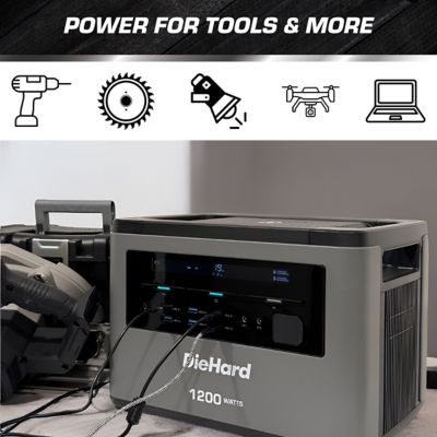 Image showing 5 th DieHard 1200 W XTS Portable Power Station, 1065Wh, Lithium Manganese
