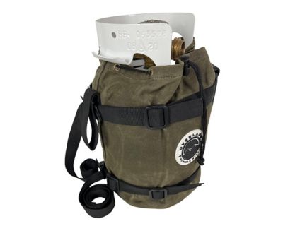 Image showing  Waxed Canvas Propane Tank Cover, For 2.5 Gallon Tank, Draw String Closure, 21189941