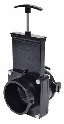 Image showing  Waste Valve For RV Black Water System, Twist-On/ Handle Actuated, 3 in. Valve, T58