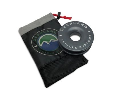 Overland Vehicle Systems 4 in. Recovery Ring, 41,000 lb. Capacity, with Storage Bag, 19230003