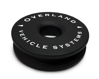 Image showing  6.25 in. Recovery Ring, 45,000 lb. Capacity,Black, with Storage Bag, 19240004