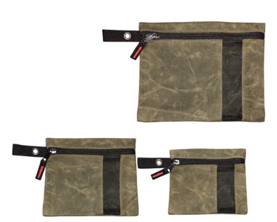 Overland Vehicle Systems Set of 3 Waxed Canvas Cargo Bags, Small Size, 21069941