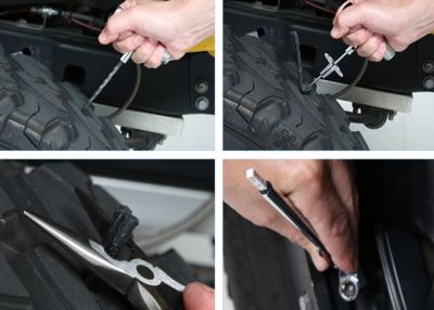 Image showing  Tire Repair Kit with Self-Vulcanizing Plugs, 12030001