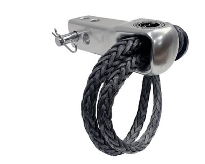 Image showing  D-Ring Receiver Hitch Mount, For Soft Shackle, Aluminum, 19109902