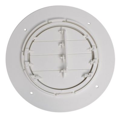 Image showing  Heating/Cooling Register, 4 in. Diameter, 360 Degree Rotation, White, A10-3357VP
