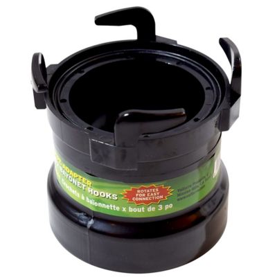 Image showing  3 in. Hub x 3 in. Bayonet Fitting, Convert Standard Sewer Hose To Rotating Rigid Pipe, T1028