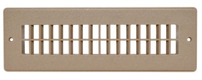 Valterra Floor Mount Heating/Cooling Register, Light Beige, 2-1/4 W x 10 L in. A10-3365VP
