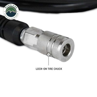 Image showing 6 th Overland Vehicle Systems Air Compressor Tire Inflation Tool Kit with 20 Foot Non-Kink Air Line, 12099920