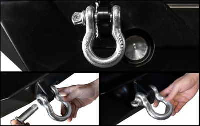 Image showing  Steel D-Ring, 3/4 in. Pin, Powder Coated Zinc, Single, 19019905