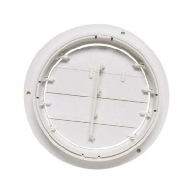 Image showing 1 th Valterra Ceiling Mount Heating/Cooling Register, 5 in. Diameter, 360 Degree Rotating, White, A10-3358VP