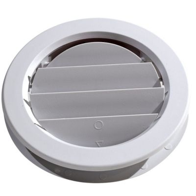 Image showing 6 th Valterra Ceiling Mount Heating/Cooling Register, 5 in. Diameter, 360 Degree Rotating, White, A10-3358VP