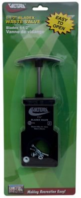 Image showing  Replacement Waste Valve Body For 1.5 in. Bladex/Bristol/Anonda Valves, Plastic Handle, T1001VP