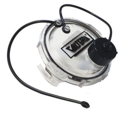 Valterra Clear Bayonet Waste Valve Cap with Garden Hose Connector, T1020-1CLR