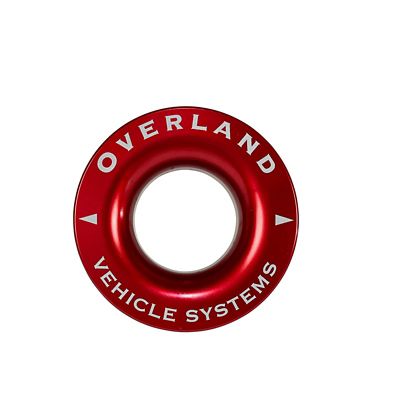 Overland Vehicle Systems 2.5 in. Winch Snatch Block, 10,000 lb. Capacity, Red, 19240005