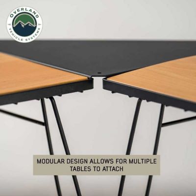 Image showing  Kick It Camping Table, Crafted from Eco-Friendly Bamboo and Durable Aluminum, 30100030