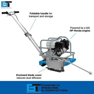 Image showing  Early Entry Concrete Saw - 1.5 in. Cutting Depth, Polyurethane Wheels, Lightweight 88 lb.
