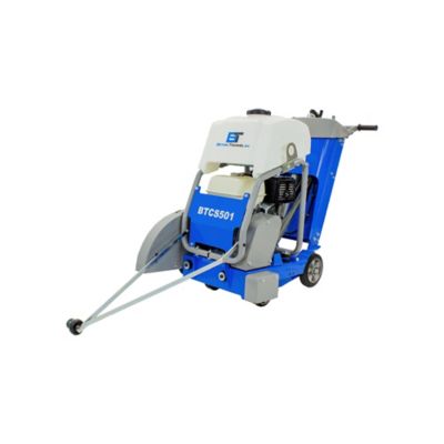 Beton Trowel 18 In. Concrete Saw - Honda GX390 Engine, 7.2 in Cutting Depth, Screw Feed Blade Adjustment