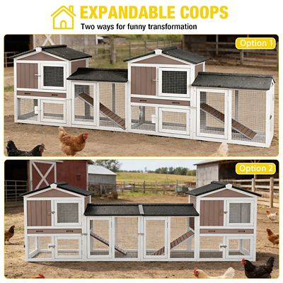Image showing  Rabbit Hutch Easy Combine With Second Bunny Cage, Inner Space 10.4 ft. sq.