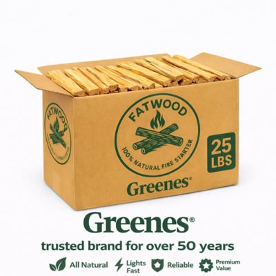 Image showing  Fatwood, 25 lb. Box 100% Natural Pine Resin Fire Starter