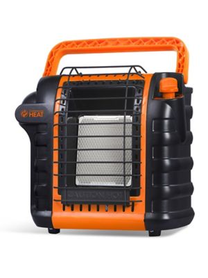 Commercial Heat 9000 BTU Portable Propane Heater for Outdoor or Indoor Use, Orange