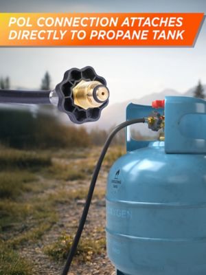 Image showing  10 ft. Propane Hose Adapter for Portable Heater