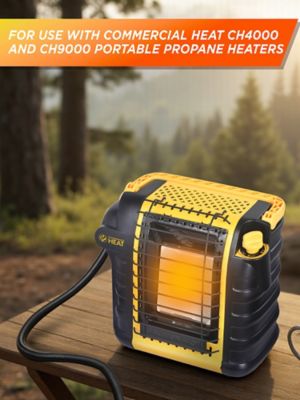 Image showing  6 ft. Propane Hose Adapter for Portable Heater