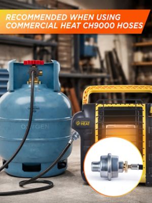 Image showing  Universal Propane Fuel Filter, Zinc Alloy