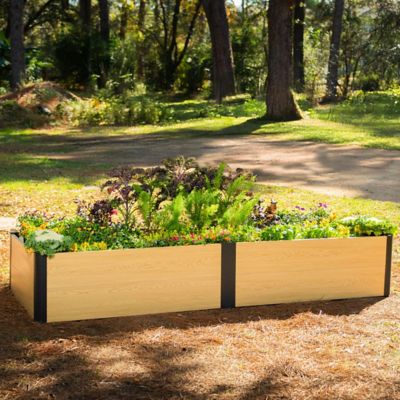 Image showing  Woodgrain Raised Garden Bed 2 x 8ft.