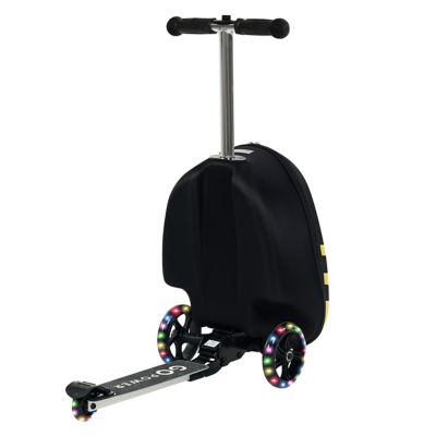 Image showing  GoVoyage Kids 2-in-1 Luggage Scooter 3-Wheel Design with Light-Up Wheels, Foldable and Convertible for Travel