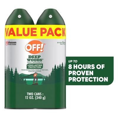 Image showing  OFF Deep Woods Insect Repellent V, Up to 8 hr of Mosquito Protection, 6 oz., 2 ct.