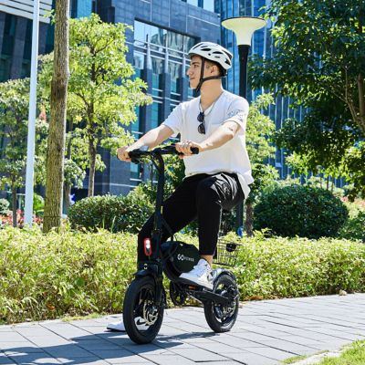 Image showing  GoDash Electric Bike Compact Folding Adult Mini E-Bike