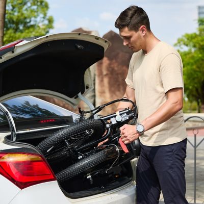 Image showing  GoVolt Folding Electric Bike for Adults Black