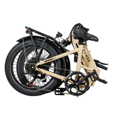 Image showing 8 th GoPowerBike GoPlus Folding Electric Bike Sand