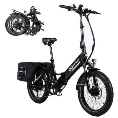 GoPowerBike GoPlus Folding Electric Bike Black