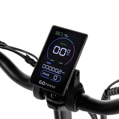 Image showing  GoPlus Folding Electric Bike Black