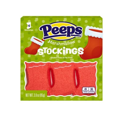 PEEPS Marshmallow Stockings, 6 ct.
