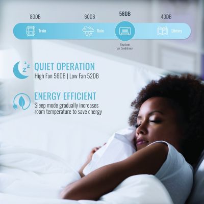 Image showing  6,000 BTU 115V Window Air Conditioner Cools 250 sq. ft. with Dehumidifier and Remote