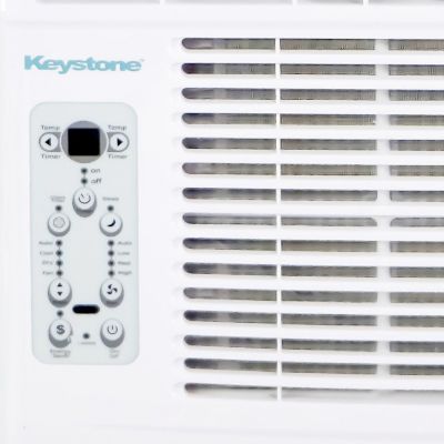 Image showing 10 th Keystone 6,000 BTU 115V Window Air Conditioner Cools 250 sq. ft. with Dehumidifier and Remote