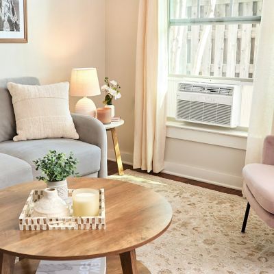 Image showing 9 th LG 10,000 BTU 115V Smart Window Air Conditioner Cools 450 sq. ft. with Remote