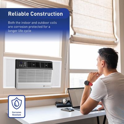 Image showing 4 th Friedrich Chill Premier 5,000 BTU 115V Window Air Conditioner Cools 150 sq. ft. with Remote and Wi-Fi Enabled
