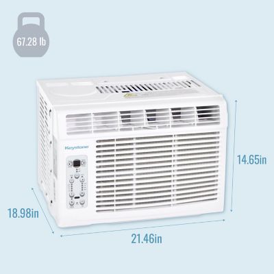 Image showing  14,000 BTU 115V Window Air Conditioner Cools 650 sq. ft. with Dehumidifier and Remote