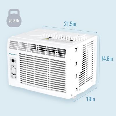 Image showing  12,000 BTU 115V Window Air Conditioner Cools 550 sq. ft. with Dehumidifier and Remote