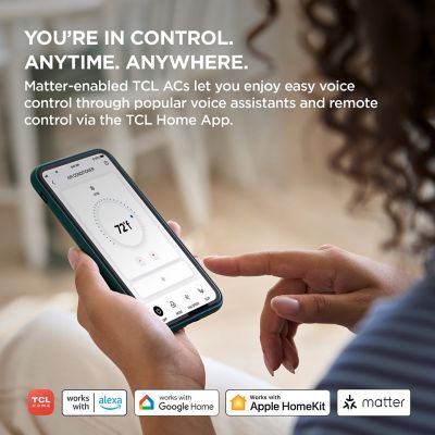 Image showing 23 th TCL 12,000 BTU 115V Smart Window Air Conditioner Cools 550 sq. ft. with Remote and Wi-Fi Enabled