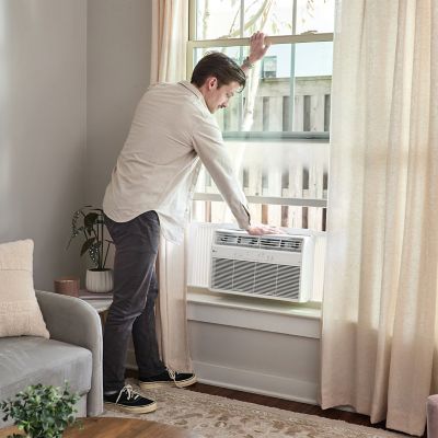 Image showing 9 th LG 5,000 BTU 115V Window Air Conditioner Cools 150 sq. ft. with Remote