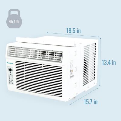 Image showing  6,000 BTU 115V Window Air Conditioner Cools 250 sq. ft. with Remote